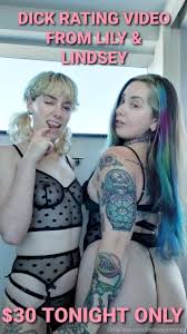 FLASH SALE!!! DICK RATING VIDEO FROM ME AND @lilybart FOR .." by ...