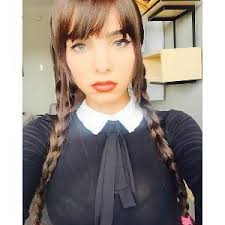Kim fuentes dressing as Wednesday Addams for Halloween - Reddit NSFW