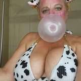 Blowing bubble gum bubbles while wearing your favorite sexy .." by ...