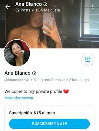 Ana Blanco @onlyFans - Porn Videos & Photos - EroMe
